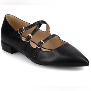 New Journee Collection Gretel Strappy Flats Sz 9.5 M